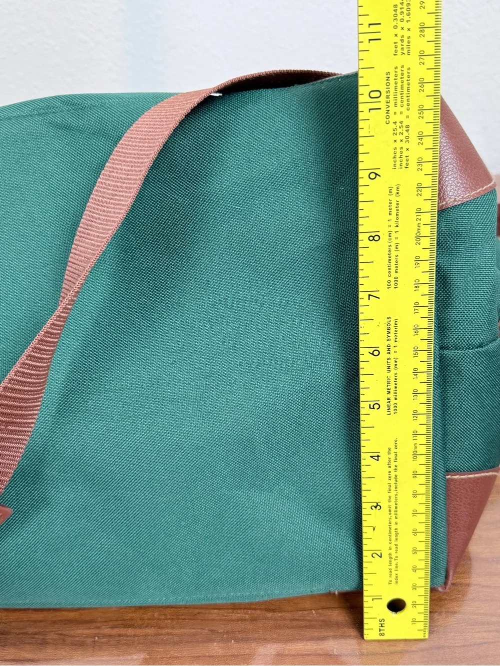 Ralph Lauren Fragrances Green Nylon Weekender Bag